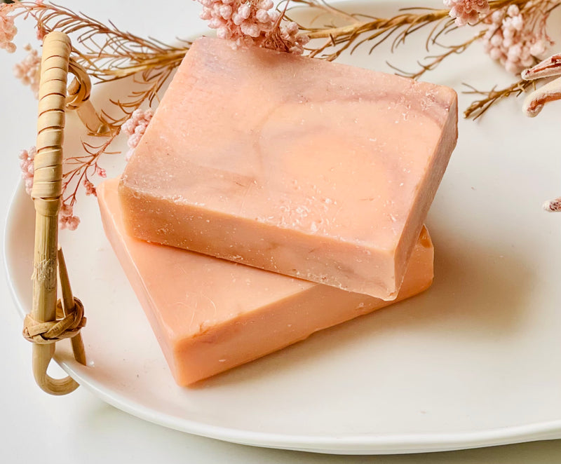 LUSTRE Natural Soap Set - Cinnamon and Tangerine